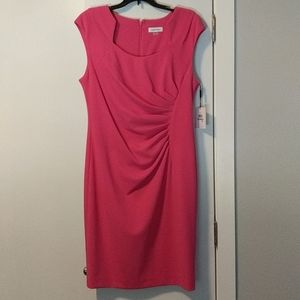 Calvin Klein Women's Cap Sleeve Sheath Dress, 12